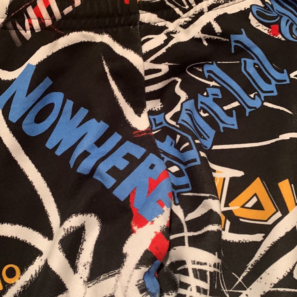 MOSCHINO LOVE GRAFFITI JOGGERS COTTON FABRICATION SIZE US 4 - Picture 12 of 13